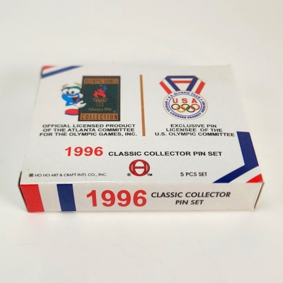 COPY - 1996 Atlanta Olympics Official Collector 5 pin Set, Mint Condition, unop… - Picture 4 of 16